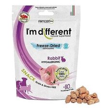 I´m different snack králik - mrazom sušená maškrta 40g